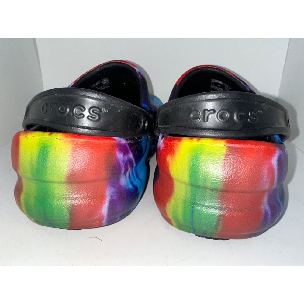 Crocs Tie-Dye Mens 14 Classic Bistro Clog Slip-On Shoes Multicolor - Picture 8 of 10